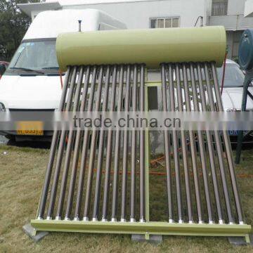 solar water heater with two inner tanks