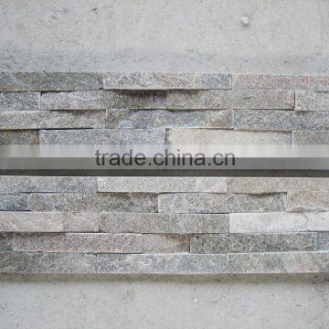 Grey Quartzite Hard Culture Stone for External Wall Tile