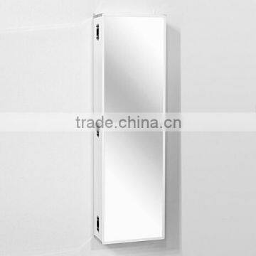 Over-the-Door Beauty Armoire with Full-Length Mirror, make up cabinet,cosmetic mirror armoire