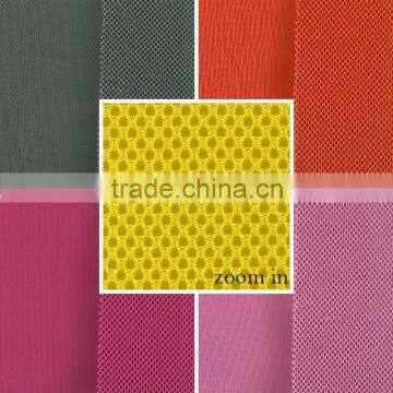 100% polyester 3D air spacer breathable sandwich mesh fabric good for car seat cover / shoes / bags