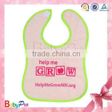 2015 Hot Sale Custom Printed Cotton Baby Bibs Wholesale