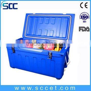 Best popular roto molded Non plug-in insulation ice chest container chilly bin for fisher man and household