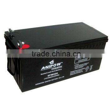 Good quality 12v 200ah deep cycle battery