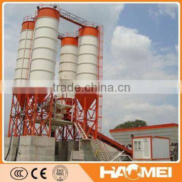 2015 Widely Used HZS60 Concrete Batching&Twin-Shaft Mixing Plant