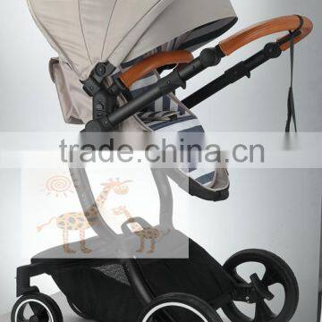 2016 high quality big baby stroller carriage