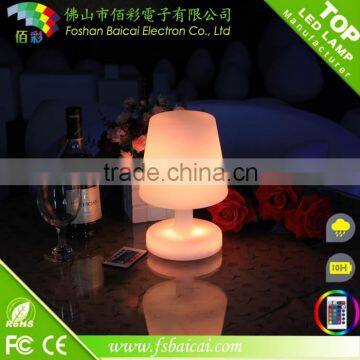 Rechargeable cordless led table lamp for restaurant coffee bar led tafellamp