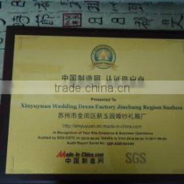SGS AUDITED SUPPLIER CERTIFICATE