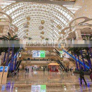 Shopping Centre Fiberglass Artificial Palm Tree