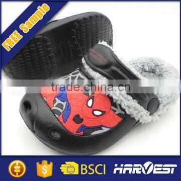 Wholesale Custom Fashion China EVA Winter Kid Clogs , Eva Cotton Sandals photo-5