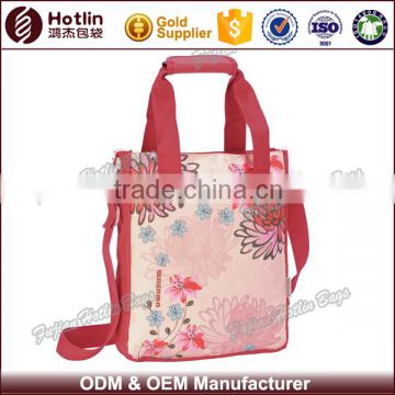 flower pattern handbags shoulder bag big size for ladies