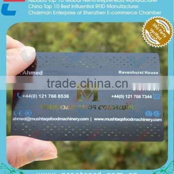 High End Black Anodized Stainless Steel Metal Member Card photo-2