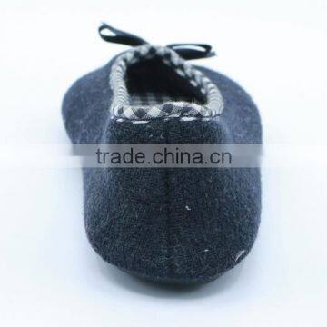 2016 Black Color Soft Fur Top Ballet Shoes photo-4