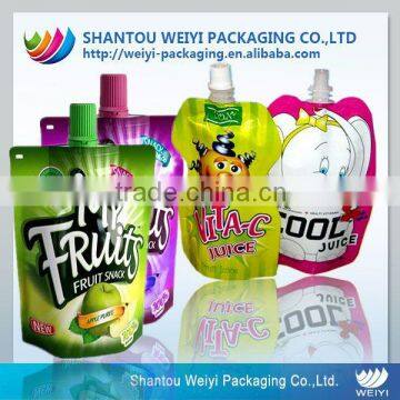 food grade custom printed stand up pouch bags with spout