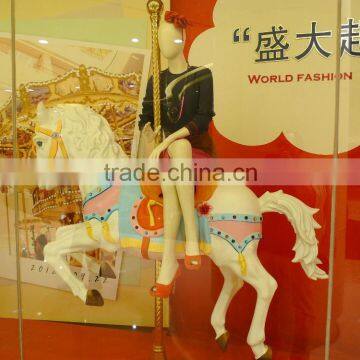 Fiberglass Horse Shopping Mall Decoration / Amusement Park photo-2