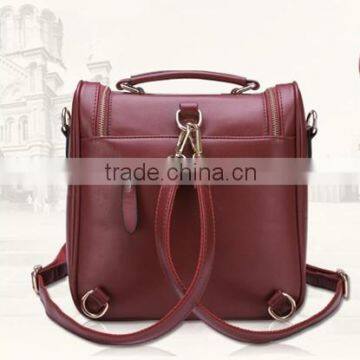 Hot New Products Top Grade Quality Multipurpose Ladies Genuine Leather Backpack photo-5