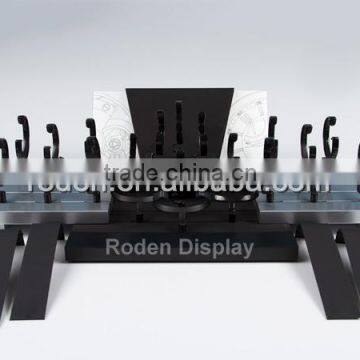 Fashionable Design Watch Display Racks Wooden Front Counter Display Stand