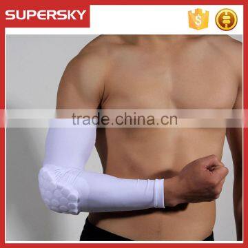 A-364 Custom Sport Arm Sleeve Sports Honeycomb Combat Arm Pad Compression Arm Elbow Long Sleeve