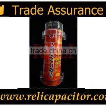 trade assurance red 0.1-10Farad car audio capacitor