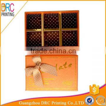 recycled low cost pack chocolate paper box