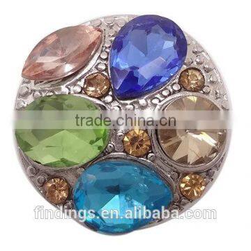 CJ1278 Rhinestone easy button wholesale, snap charms button best, decorative snap fasteners