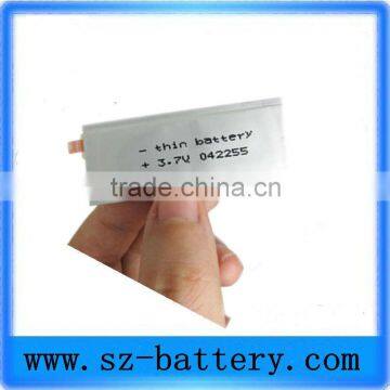 3.7V 20mAH Thin Lithium Polymer Battery 042255