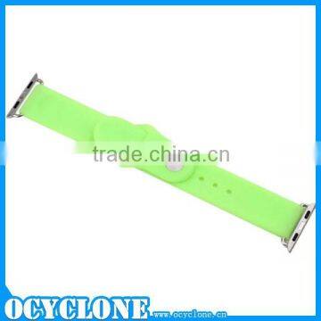 2015 rubber strap watch for apple replacement 22mm watch band