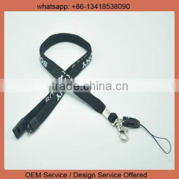 China wholesale promotional custom printed sublimated polyster lanyard canada