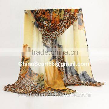 Hot sell fashion leopard scarf