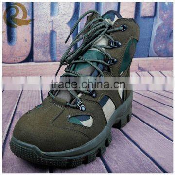 Jungle mens genuine leather hiking boots with zipper