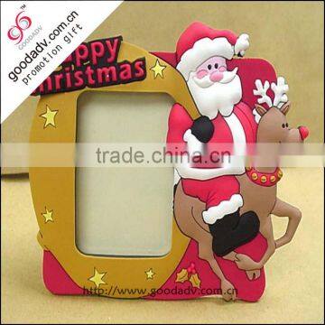 2014 new design different patterns of Santa Claus soft pvc picture frame