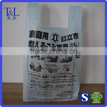 Reusable Plastic T-shirt Shopping Bag,T-shirt Plastic Bag photo-2