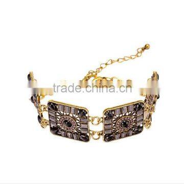 Free Sample 2016 New Design Gold Tone Hamsa Bracelet photo-3