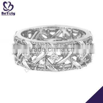 silver jewelry ring wholesale beautiful lucky stone finger ring