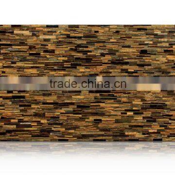 Golden Tiger Eye Polished Big Slab From Factory for Shopping Mall and Hotel photo-2