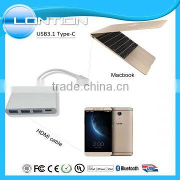 Usb 3.0 Type C 3 Port Hub, Charger Usb c photo-5