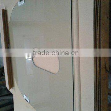 hearth plates fireplace tempered glass with competitive price