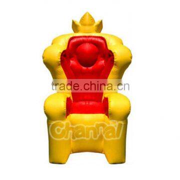 Gaint inflatable king queen chair