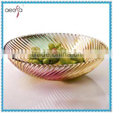 Bright Large Big Clear or Colored glass salad bowl