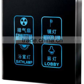 LED Touch and swipe sensor switch