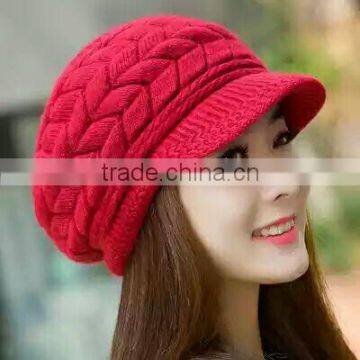 Red Taobao Popular Keep Warm Kniting Cap