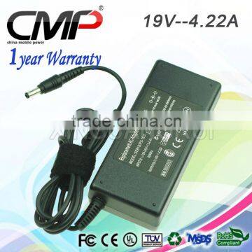 Factory direct sale laptop adapter 19v 4.22A for Samsung