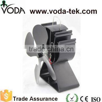 heat powered stove fan for wood/gas/pellet stove_2 black blades