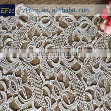 Top quality cotton embroidery fabric/ lace ribbon for wedding invitations