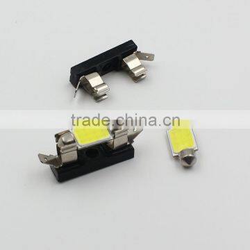 High Quality 36mm Festoon COB 12 Chips DC 12V LED Car Dome Reading Lights Auto Interior Lamps Super Bright Bulbs Power photo-3