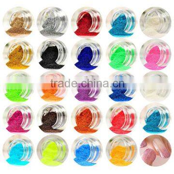 24 Colors Acrylic Glitter Powder Dust HN1828