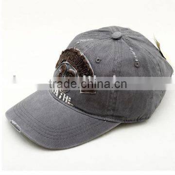 grey baseball cap