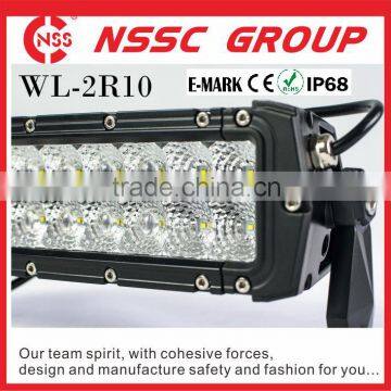 factory offer 12" cre e led chip dual row 60w off road light 4x4 led light bar with lifetime warranty