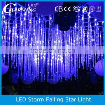 360 degree viewing stage decorative led meteor light for wedding