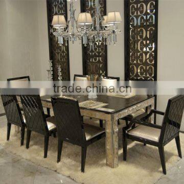 2014 New Crystal Wooden Dining Room Set, Luxury Dining Table, JT14 From China Supplier-JL&C Furniture