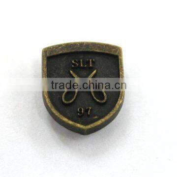 Wholesale metal tags with custom logo for bags/jewelry